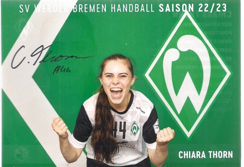 Autogramm chiara thorn - autogramm,